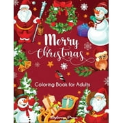 DYLANNA PRESS Merry Christmas Coloring Book for Adults: Beautiful Holiday Designs (Paperback)