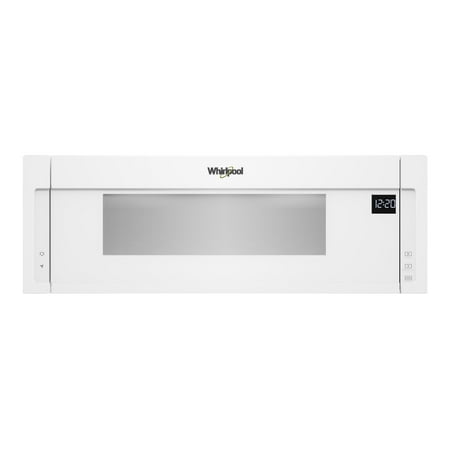Whirlpool WML55011HW - Microwave oven - over-range - 1.1 cu. ft - 1000 W - white with built-in exhaust system
