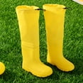 thumbnail image 4 of Krdevn Kids Knee High Rain Boots Waterproof Rubber Pull On Outdoor Boots for Play,9-9.5 Years, 4 of 5