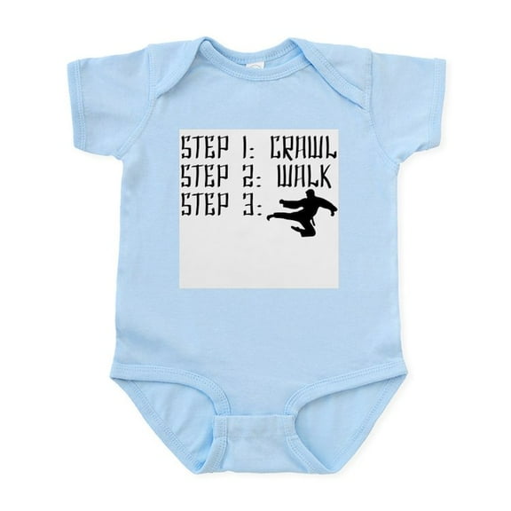 CafePress - Karate Baby Infant Bodysuit - Baby Light Bodysuit, Size Newborn - 24 Months