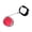 Rose Red Baseball, variant on Wrist Return Ball Elastic String Rebounds Ball Game Wristbands Football Wrist Strength Trainer for