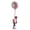 Pink, variant on 2-in-1 Portable Fan and Mist Humidifier，Rechargeable Handheld Clip-on Design，Quiet 4-Speed Airflow with Flexible Neck，Ideal for Home Outdoor Use and Summer Gifting,White