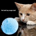 thumbnail image 2 of Pet Electric Toy Ball,magic Roller Ball Educational Moving Toy With 4 Cloth Cover For Puppy Cats Dogs, 2 of 5