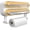 White, variant on Magnetic Foil And Plastic Wrap Organizer, Paper Towel And Aluminum Foil Holder Wall Mount