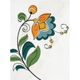 thumbnail image 2 of Allen, Kimberly 12x14 White Modern Wood Framed Museum Art Print Titled - Bold Floral 1, 2 of 4