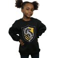 thumbnail image 2 of Harry Potter Girls Hufflepuff Crest Flat Sweatshirt, 2 of 5