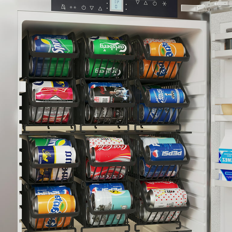 3 Tier Can Food Rack Holder Kitchen Pantry Organizer Soup Beer Soda Coke  Storage