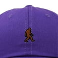 thumbnail image 2 of Dalix Sasquatch Embroidered Cap Cotton Baseball Summer Cool Dad Hat Mens in Purple, 2 of 5