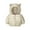 Khaki, variant on Toddler Baby 𝐁ear Ear Puffer Jacket 𝐇ooded Zipper Long Sleeve Padded Down Jacket Plain Lightweight Winter Warm Clothes
