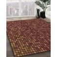 thumbnail image 3 of Ahgly Company Machine Washable Indoor Square Transitional Red Area Rugs, 8' Square, 3 of 7
