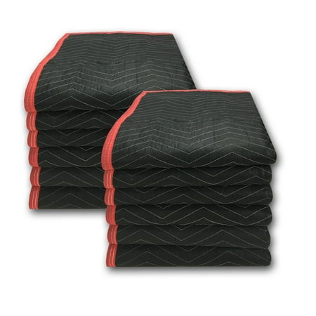 Uboxes Deluxe Moving Blankets, 72 x 80 in, 5.42lbs each, 12 Pack
