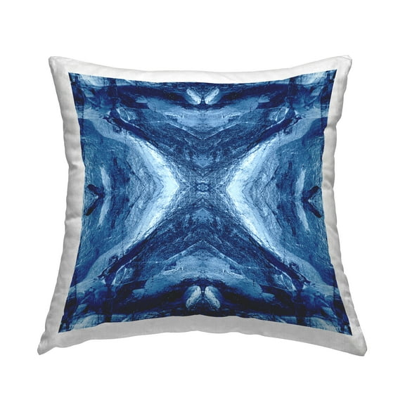 Stupell Industries Rustic Mirrored Motif Decorative Printed Throw Pillow Design by El Perkin.