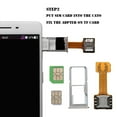 thumbnail image 2 of Besufy TF Hybrid Sim Slot Dual SIM Card Adapter Extender for Android Phone Micro Sim, 2 of 6