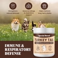 thumbnail image 2 of Organic Turkey Tail Mushroom for Dogs and Cats, Immune Support with Beta Glucans and Polysaccharides, Digestive and Respiratory Health, Pure Mushroom Powder, No Fillers, 800 ct, 2 of 10