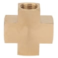 thumbnail image 2 of Brass Pipe Fitting,1/4'' FNPT Brass Pipe FNPT Pipe Fitting Pipe Connector Smart Functionality, 2 of 8