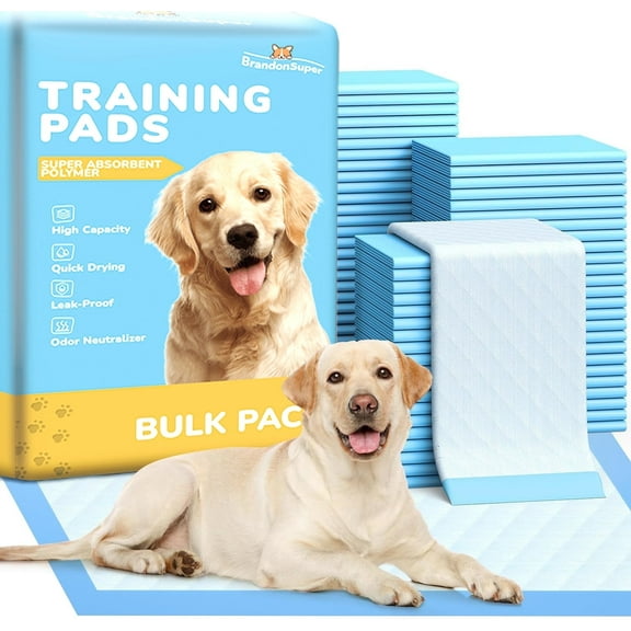 Dog Puppy Pads, 34" x 28" ,100PC,XL,SAP Super Absorbent Polymer,Pee Pads for Dogs Potty Training with Leak-Proof Quick-Dry Design
