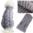 thumbnail image 4 of Suéter de cuello alto para perros, ropa de punto para cachorros de otoño e invierno, chaleco cálido grueso Vhermosa 222324-1, 4 of 4