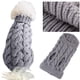 thumbnail image 4 of Suéter de cuello alto para perro, ropa de punto para cachorros y mascotas, chaleco grueso y cálido, otoño e invierno, 244, 4 of 7