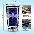 thumbnail image 6 of Dragonfly Travel Tumbler Mug Gifts for Women, Birthday Valentines Gift for Mom Friends Sister - 20oz Stainless Steel Slider Lid Insulated Car Home Office Funny Cup, 6 of 6