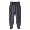 thumbnail image 3 of Liuinsasek Sweatpants for Men or Women Solid Color Casual Tapered Pants Trousers Sports Pants Velvet Thick Active Athletic Workout Jogger Pants Drawstring with Pockets, 3 of 4