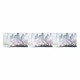 thumbnail image 2 of MKHERT Chinese Landscape Ink-Wash Painting Plum Blossom Boat River Table Runner Home Decor for Kitchen Dining Wedding Party 16x72 Inch, 2 of 2