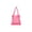 Pink, variant on Kbndieu Large Mesh Beach Bag, Summer Zipper Beach Tote Bags, Mesh Toys Pool Travel Bag for Family Travel Vacation Cruise Essentials