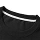 thumbnail image 5 of Ceisia Men's Loose Fit Fake Two-Piece T-shirt Waffle Knit Short Sleeve Round Neck Casual Daily Summer Fall Tee Tops Black L Gifts, 5 of 8