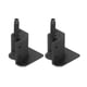 thumbnail image 3 of Juego de 2 herrajes para muebles, patas de soporte ajustables para cama, armario, muebles, color negro, 3 of 5