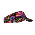 thumbnail image 1 of Fotbe Colorful Floral Embroidery Mexican Visera Deportiva con Diseño, Gorra Abierta Ajustable de Algodón para Mujer y Hombre, 1 of 7