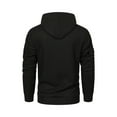 thumbnail image 4 of Chiccall Men's Hoodies Quarter-Zip Athletic Sweatshirts Slim Fit Casual Workout with Sleeve Pockets Plus Size Fall Pullover Tops with Hood & Drawstring, 4 of 8
