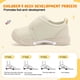 thumbnail image 4 of Zapatillas deportivas FEETCITY para niños y niñas, color beige, 4 of 7