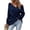 Navy #14, variant on WULMLEO Women Off Shoulder Wrap Ribbed Knit Sweaters Long Sleeve Loose Cross Front Pullover Tops Navy XL