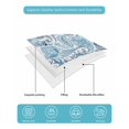thumbnail image 5 of Blue Paisley Full Size Down Alternative Comforter, Lightweight Comforter Quilt Bedding Set with Pillow Shams Ethnic Abstract Art Vintage All Seasons Bed Comforter Duvet Insert 78"x90", 5 of 7