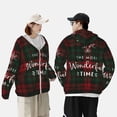 thumbnail image 4 of Balery Wonderful Time Christmas Sudadera ligera de manga larga con capucha y protección solar UPF 50+ para hombre y mujer, ideal para pesca y running-Large, 4 of 7