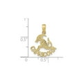 thumbnail image 3 of 10K Yellow Gold CAPRICORN Zodiac Charm Astrology Zodiac Pendant Necklace with Chain for Women, 3 of 5