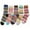 Multicolor, variant on Clearance! Seductiva Women's Socks Pack of 5 Womens Vintage Style Thick Wool Warm Winter Crew Socks Lady Short Socks 5PC