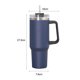 thumbnail image 4 of Copa De Aislamiento Copa De Aislamiento Durable de acero inoxidable a prueba de fugas de taza de café de 40 oz con asa para viajes al aire libre, 4 of 8
