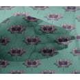 thumbnail image 4 of oneOone Viscose Chiffon Fabric Lotus Block Printed Craft Fabric BTY 42 Inch Wide, 4 of 4