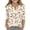 Light Green(Floral Print), variant on Cute Teen Girl Shirts Size 7 Summer 3/4 Sleeve Button V Neck Floral Print Tee Shirts Trendy Loose Comdy Clothes for Teen Girls Basic T-Shirts Watermelon Red 9-10 Years