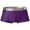 Purple, variant on Tbopshirt Mens Boxers Briefs,Men's ice silk pattern flat angle perspective briefs,Mens Gift