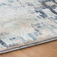 thumbnail image 5 of Addison Rugs Dream Shag Premium Machine Washable Transitional Tribal Blue Rectangle Rug, 9' x 12', 5 of 8
