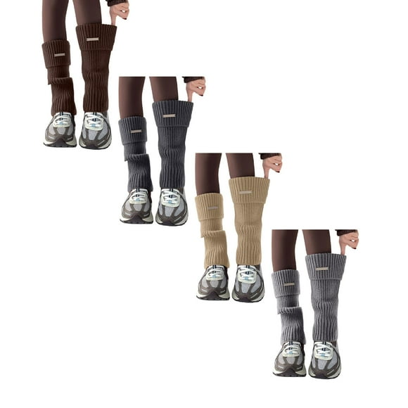 PMUYBHF Cozy Socks Tall Socks Women Heel Socks Wintern Women Warm and Cozy Comfort *4Pcs