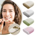 thumbnail image 3 of Braces Retainer Storage Case, Multifunctional Dental Cleaning Supplies Organizer, Vertical Design for Bathroom, 3 of 8