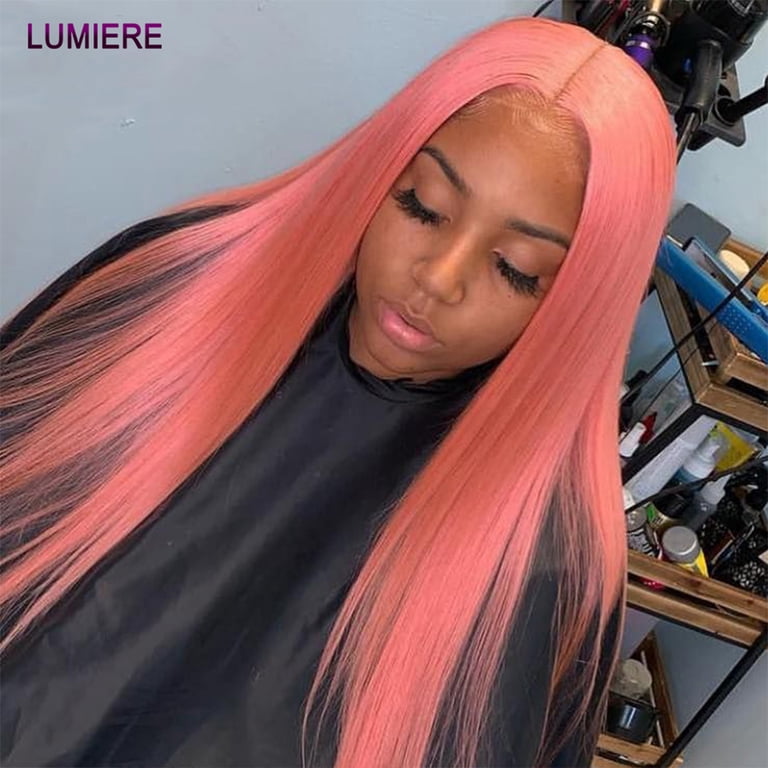 Lumiere Brazilian Bone Straight Lace Front Human Hair Wigs  display picture 2