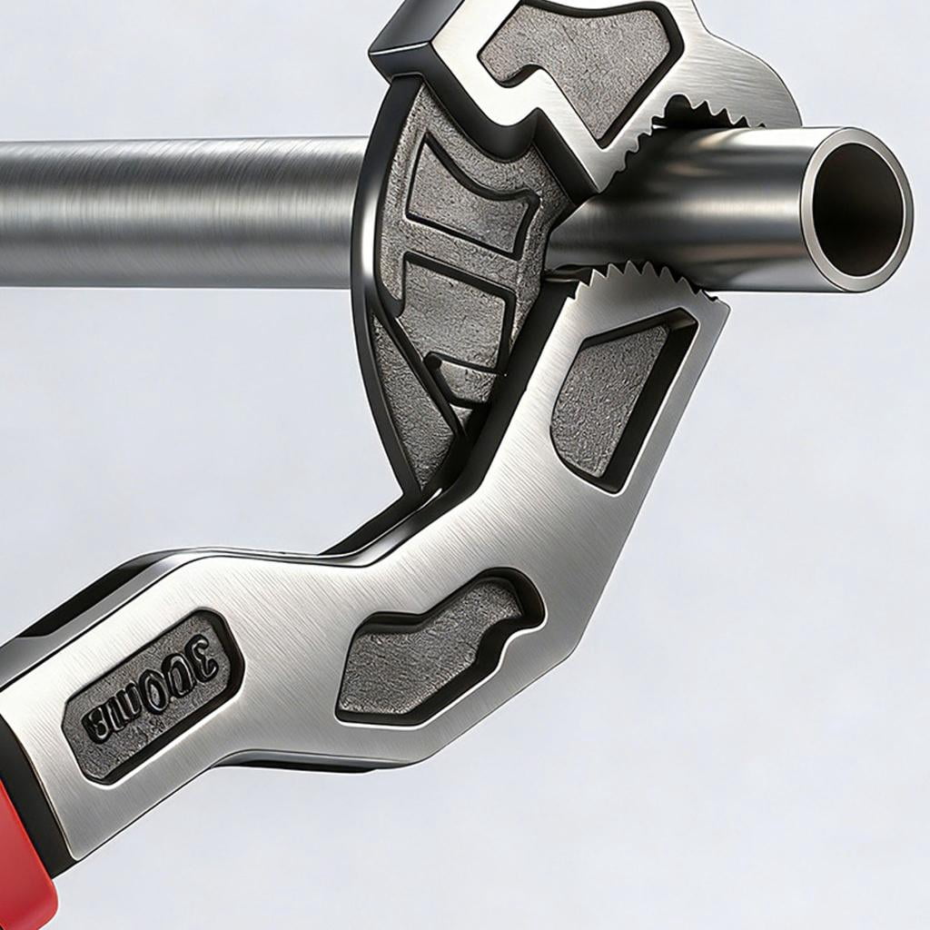 Double Head Auto Locking Adjustable Wrench for Various Nut and Pipe Sizes up to 41mm