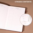 thumbnail image 5 of 2 Pack Journals for Men Women- Journaling Notebooks Journals Leather for Writing Work Diary A5 Hardcover Thick, 5 of 7