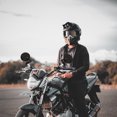 thumbnail image 2 of 1 Pair Black ABS Round Rearview Mirror for Motorcycle Safety Reflector 5.9x3.3in, 2 of 8