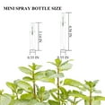 thumbnail image 2 of Mini Spray Bottles 70PCS 10ML Clear Glass Perfume Bottles Refillable Fine Mist Spray Bottles Empty Fragrance Scent Sample Spray Containers Cosmetics Make up Atomizer for Cleaning,Travel,Essential Oils, 2 of 5