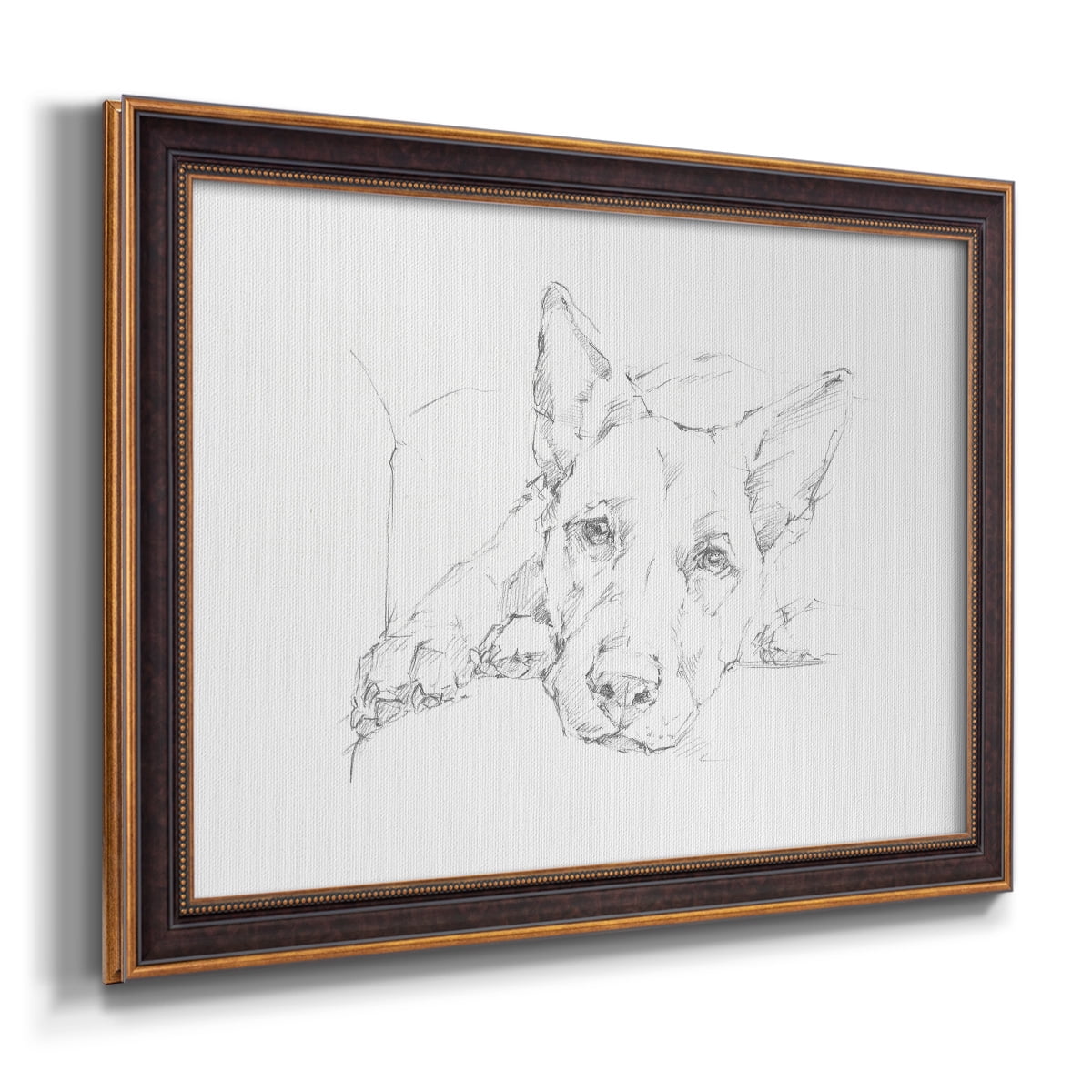 Lazy Dog IV Premium Framed Canvas- Ready to Hang