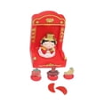 thumbnail image 4 of jifeng Chinese Deity Statue with Tribute Set Multipurpose Decorative Fengshui Decor, 4 of 9